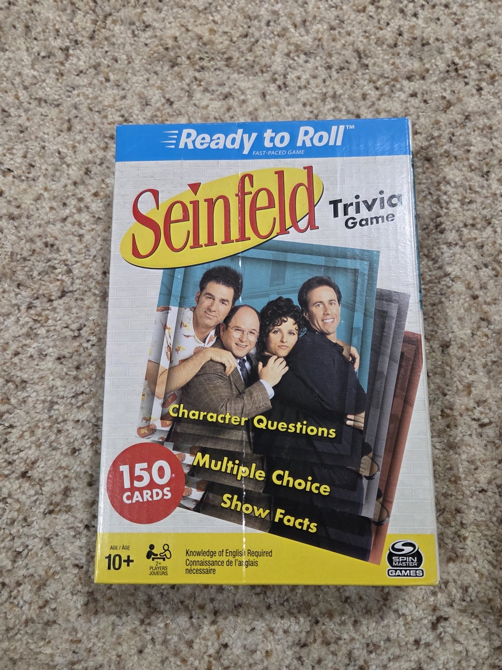 Seinfeld Ready to Roll Trivia Game - Yellow